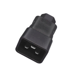 Adattatore Tripolare Alimentazione IEC320 C13 Femmina C20 Maschio