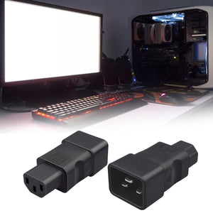 Adattatore Tripolare Alimentazione IEC320 C13 Femmina C20 Maschio