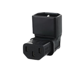 Adattatore di Alimentazione Angolare IEC 320 C13 Femmina C14 Maschio