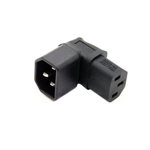 Adattatore di Alimentazione Angolare IEC 320 C13 Femmina C14 Maschio