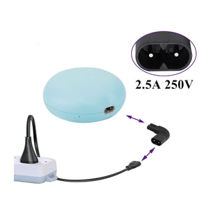 Adattatore di Alimentazione Angolare IEC320 Presa C7 Maschio C8