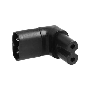 Adattatore di Alimentazione Angolo Retto IEC320 Presa C7 Maschio C8