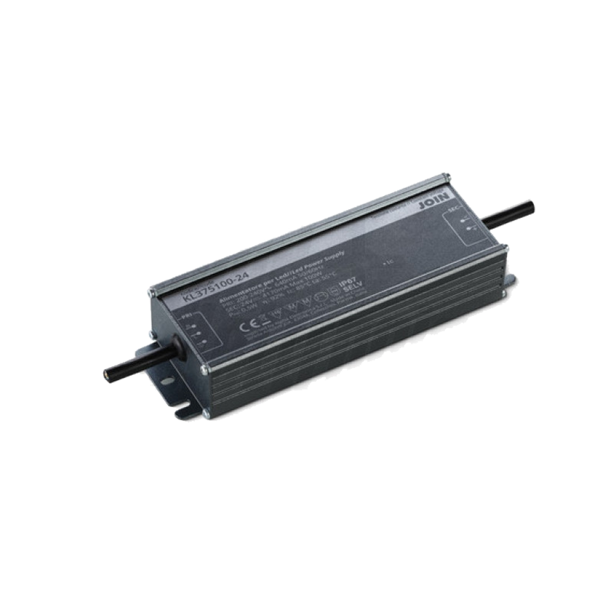 Alimentatore Led 24V Stagno IP67 Waterproof 100W - 320W