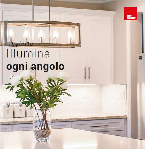 immagine dimostrativa di una cucina con barra led