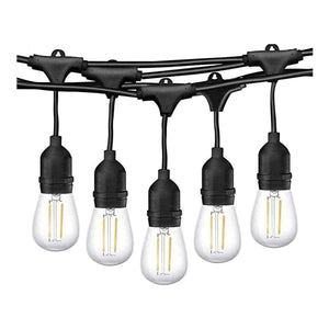 Catena Luminosa da Esterno 10mt E27 IP44 + 10 Lampade