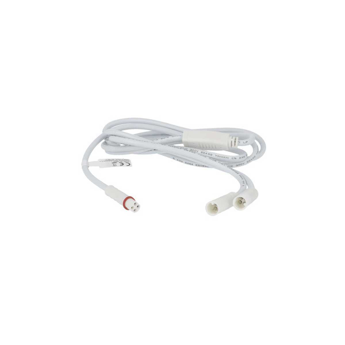 Cavo Raccordo Y 1 Maschio 2 Femmine 4 Pin per Faretto Doccia Cromoterapia