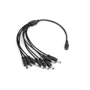 Cavo Splitter di Alimentazione DC 1 Femmina 8 Maschio 5,5-2,1mm 40cm