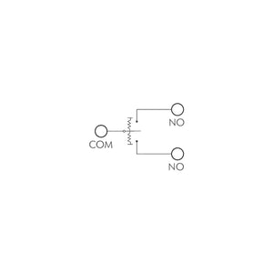 Deviatore Bilanciere 1 Polo Incasso SPCO (ON)/OFF(ON) 15A Faston