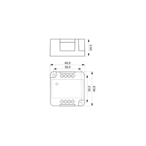 Master controller con uscita 1-10Vdc - Comando con pulsante opto isolato