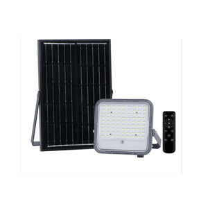Faretto Led con Pannello Solare 100W 3White Luca Calda Naturale Fredda