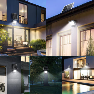 Faro con Pannello Solare Professionale Faro con Pannello Solare 100W Led IP65 Crepuscolare 4000K + Crepuscolare 4000K