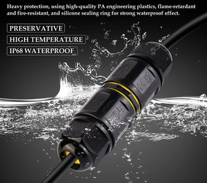 Giunzione Cavi Elettrici a Tenuta Stagna 3 Poli 9A 450V IP68