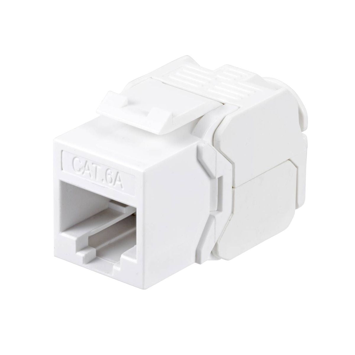 Keystone RJ45 Insert CAT.6A UTP Crimping Without Tools White Colour