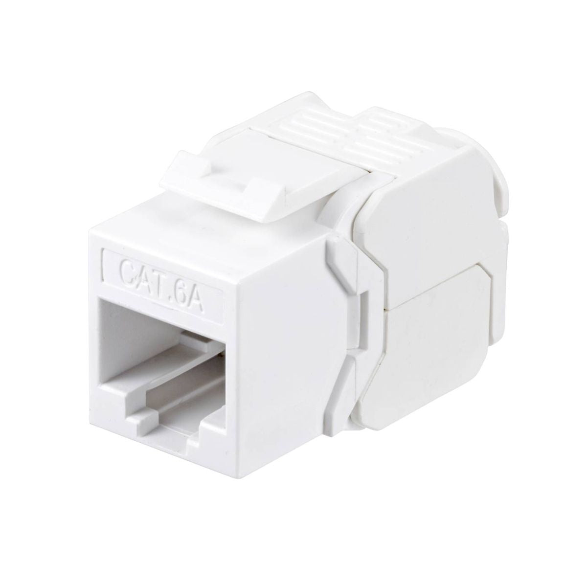 Keystone RJ45 Cat.6 Frutto UTP Crimpaggio Senza Attrezzi Colore Bianco