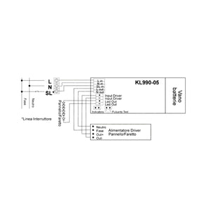 Kit Emergenza per Lampade Led SE per Apparecchi Illuminazione a Led