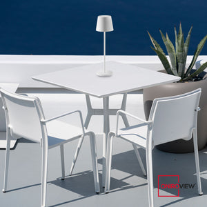 Lampada da Tavolo Ricaricabile Bianca Senza Fili Touch