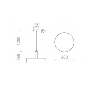 Lampada a Sospensione Design E27 Soffitto Bianco Cromo