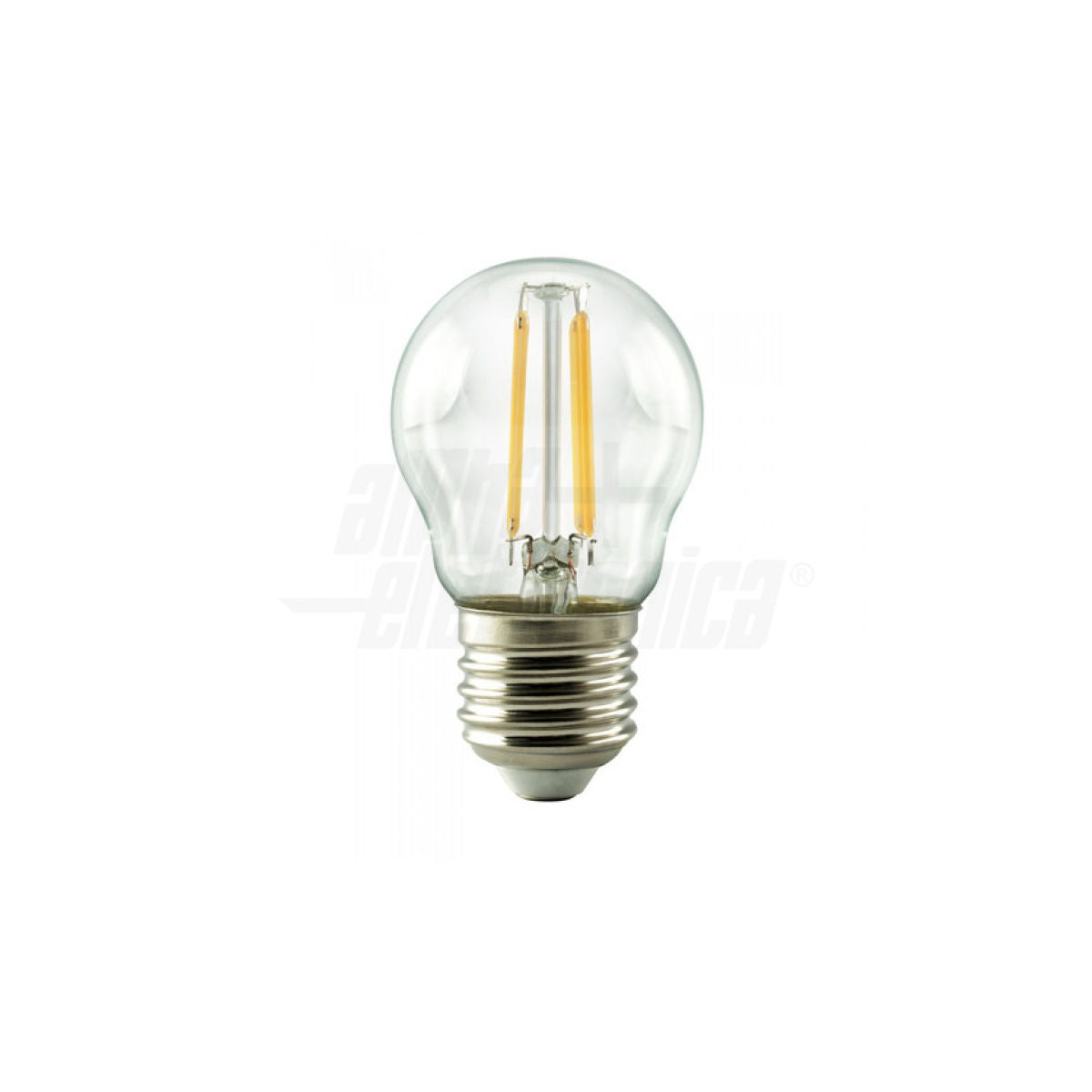 Lampadina Filamento Led Sfera Grande E27 2.5W Trasparente Luce Calda 2700K
