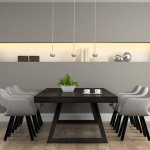 Lampadario Sfera Sospensione Led 8.5W Bianco e Nero