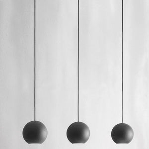 Lampadario Sfera Sospensione Led 8.5W Bianco e Nero