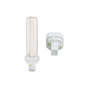 Lampade G24-d2 18W Fluorescente Compatta 3000K