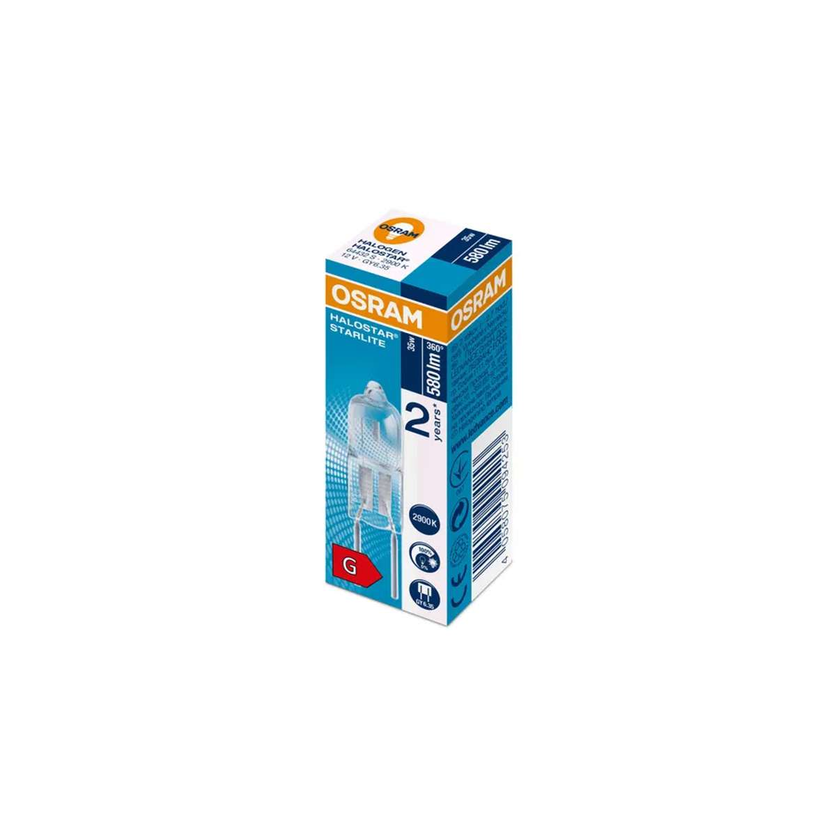 Lampade Osram 12V 35W GY6.35 Alogena HALOSTAR STARLITE
