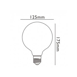 Lampade a Filamento Led E27 2W per Flos TARAXACUM Globo Trasparente 2700K
