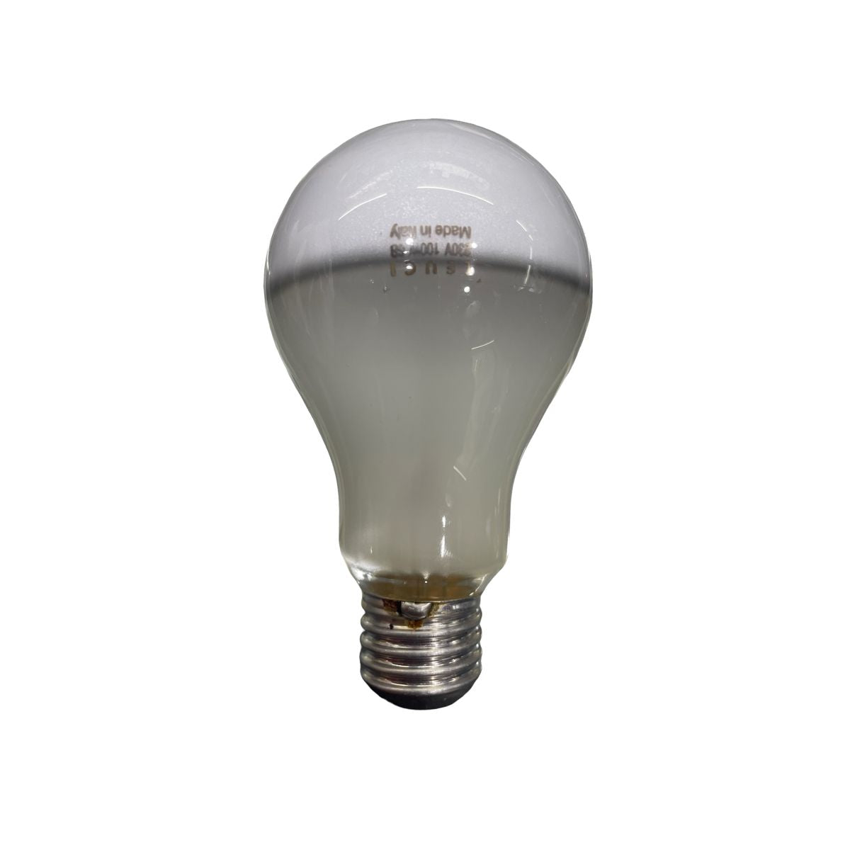 Lampadina Cupola Argentata E27 100W Incandescenza Dimmerabile