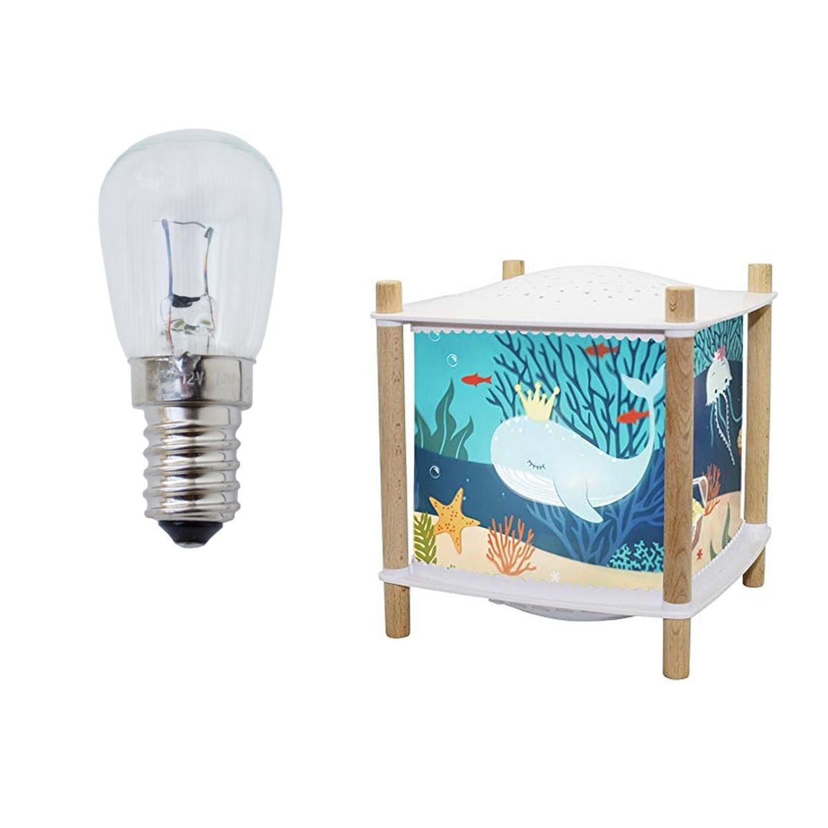 Lampadina E14 12V 10W Ricambio per Lanterna Magica