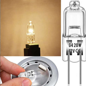 Lampadina Alogena 12V 20W G4 3000°K 350 Lumen 30X10mm