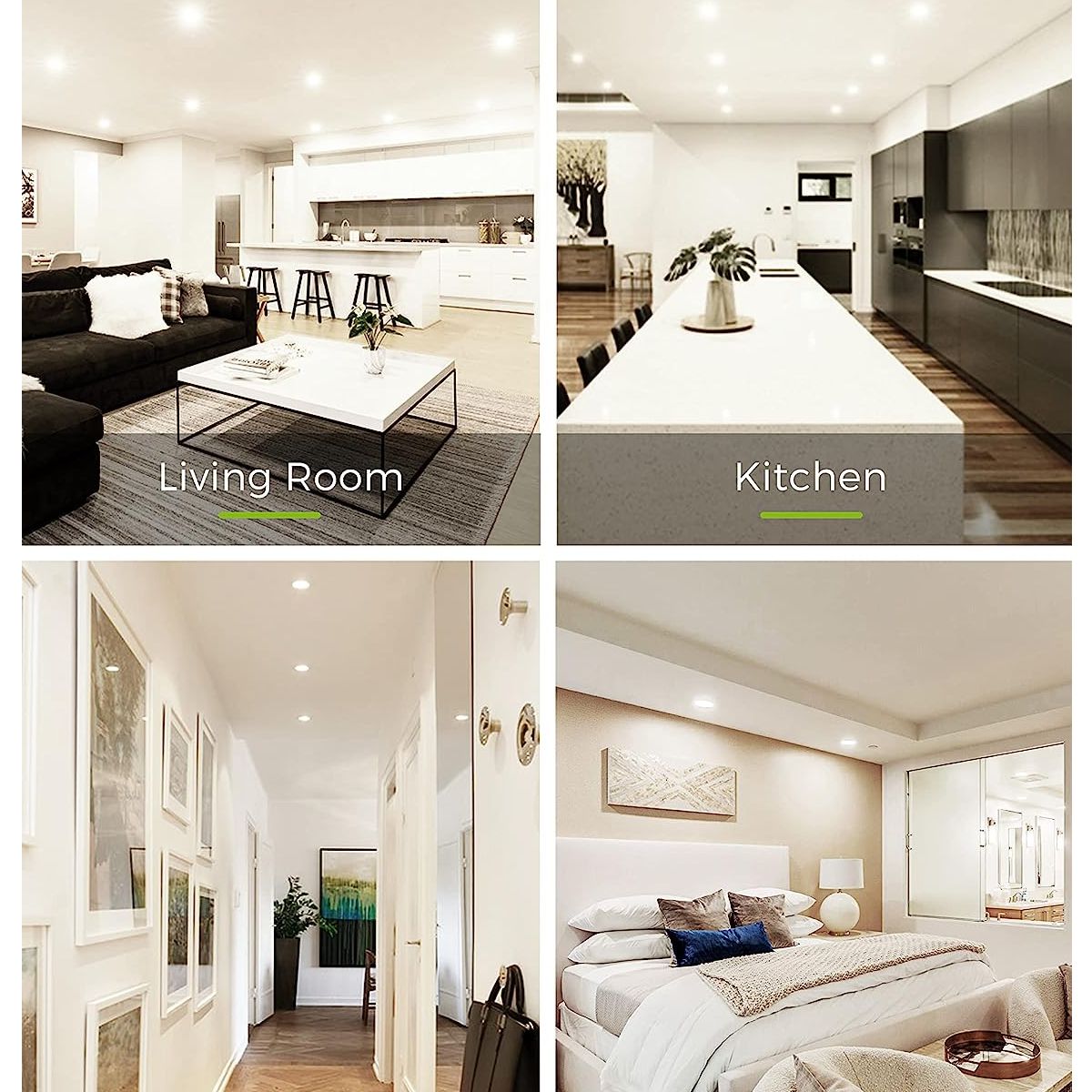 Lampadine Led GU10 Potenti 4000K 6.5W 620 Lumen Luce Naturale