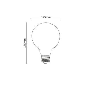 Lampadine Led Globo E27 12W 1800 Lumen Luce Naturale 4000K D.125mm