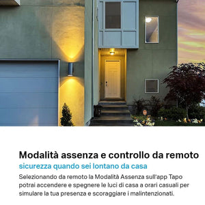 Lampadine Smart Tapo Alexa Compatibili E27 9W 806 Lumen Wi-Fi Bianco caldo