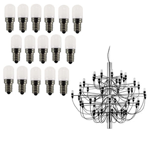 Lampadine per Flos 2097 Filoled E14 1.5W Opaca, Luce Fredda 6500K