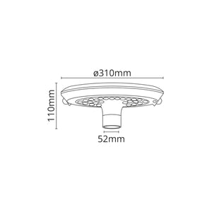 Lampione Led Solare 20W Base Piatta Sensore PIR 2000 Lumen Giardino Luce Calda