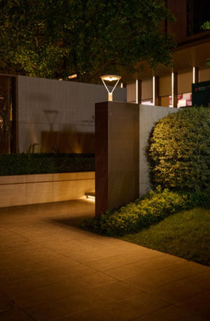 Lampione Led Solare 20W con Sensore PIR 2000 Lumen Giardino Luce Calda