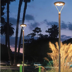 Lampione Led Solare 20W con Sensore PIR 2000 Lumen Giardino Luce Calda