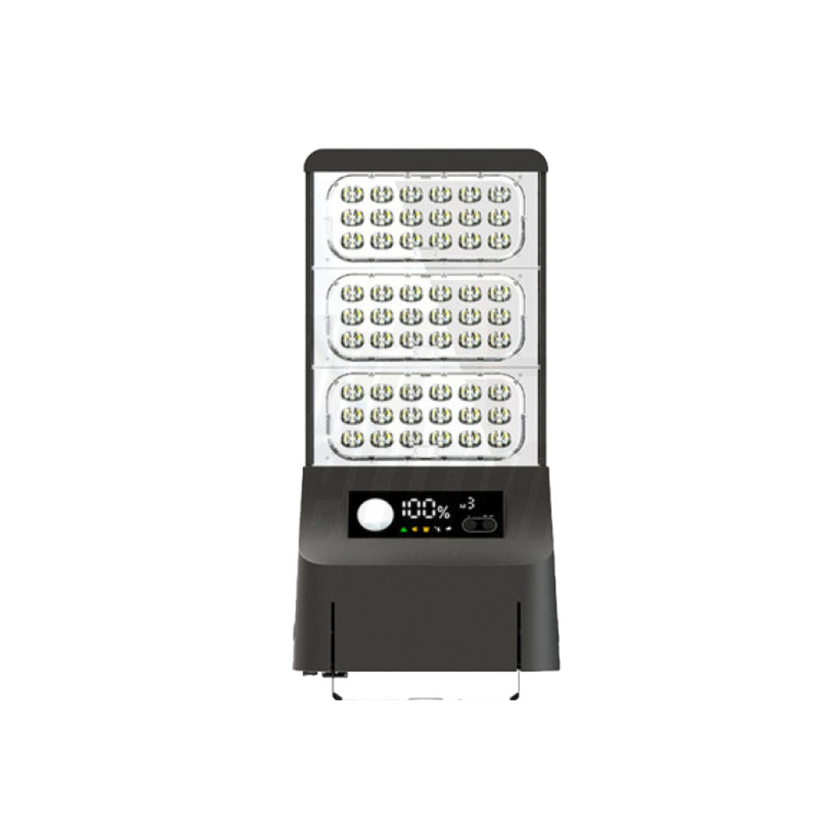 Lampione Solare 90W con Sensore PIR Pioggia 9000 Lumen CCT IP65