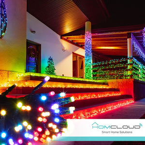 Luci Albero di Natale Smart Stringa 200 Led RGB-IC Wi-Fi+Blue 20MT