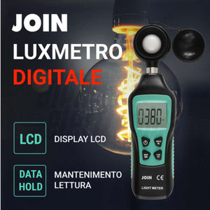 Luxmetro Professionale Digitale 200.000 lux