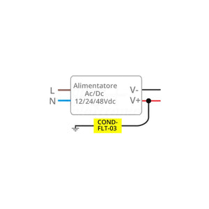 Modulo Bypass Eliminazione Effetto Leggermente Acceso Strisce Led 12/24/48Vdc
