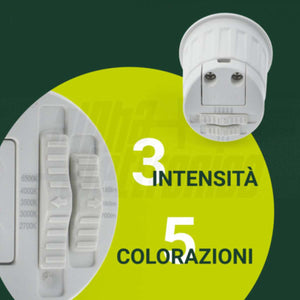 Modulo LED 10W 1150lm per Faretti 5 Colori + 3 Potenze - Luce Diffusa 105°