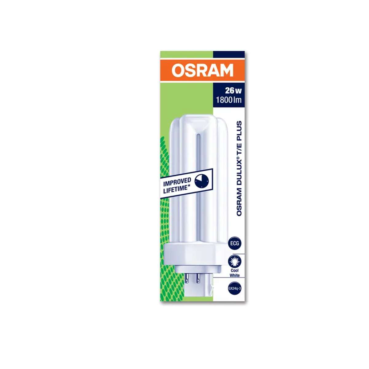 Osram Dulux T/E 26W GX24Q-3 840 Lampada Fluorescente 4 Pin