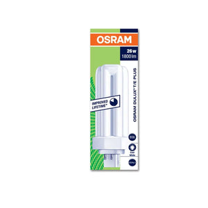 Osram Dulux T/E 26W GX24Q-3 840 Lampada Fluorescente 4 Pin