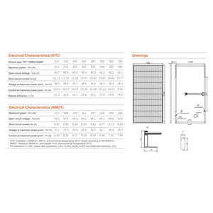 Pannelli Solari Fotovoltaico Monocristallino 400W 340 Celle Full Black (KIT 36 Pannelli)