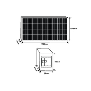 Pannello Solare per Balcone 600W con Inverter Wi-FI PLUG&PLAY