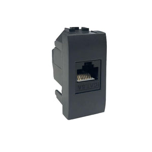 Presa RJ45 Bticino Living Light Compatibile Cat.6A Nera