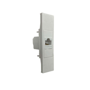 Presa RJ45 Living Now Compatibile Cat.6A Toolless Bianco