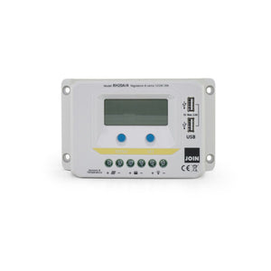 Regolatore di Carica Fotovoltaico per Pannello Solare PWM 12V 24V 20A Display USB Crepuscolare