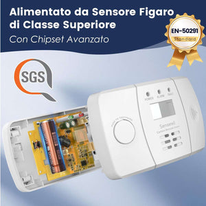 Rilevatore Monossido di Carbonio Sensore Figaro EN50291-1:2018